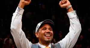 Coach Cooley of the Providence Friars basketball team