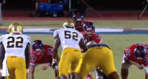 zidane thomas, centennial, td run, high school football, st thomas aquinas