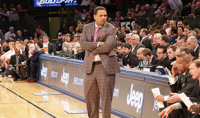 Ed Cooley at Madison Square Garden