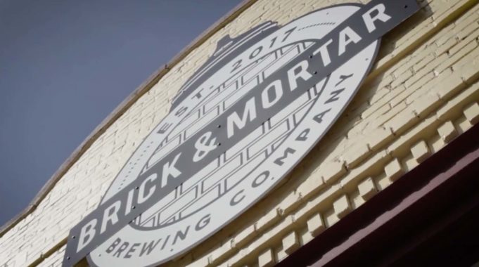 Brick and Mortar Brewing Company sign