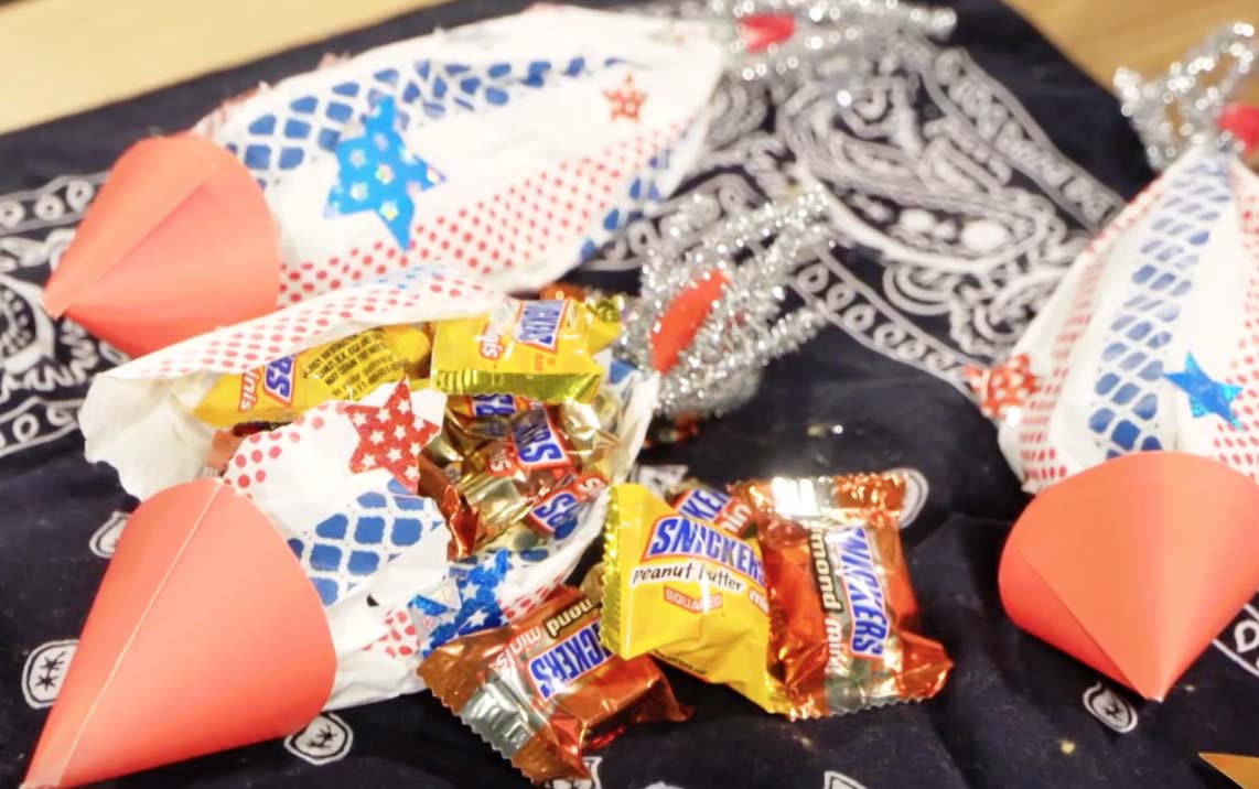 4th of July DIY candy bags