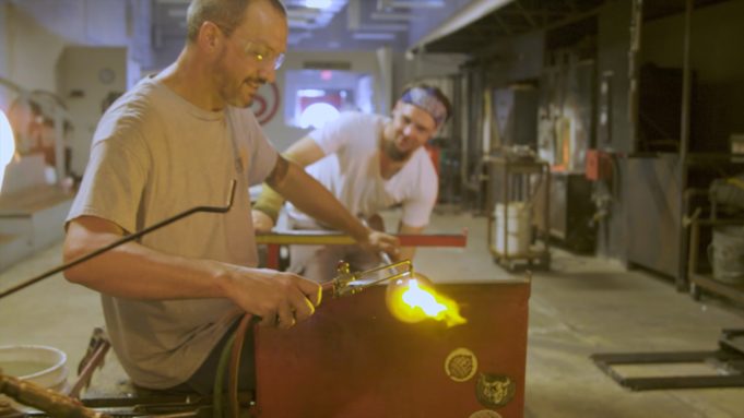 Circle 6 Studios blown glass art