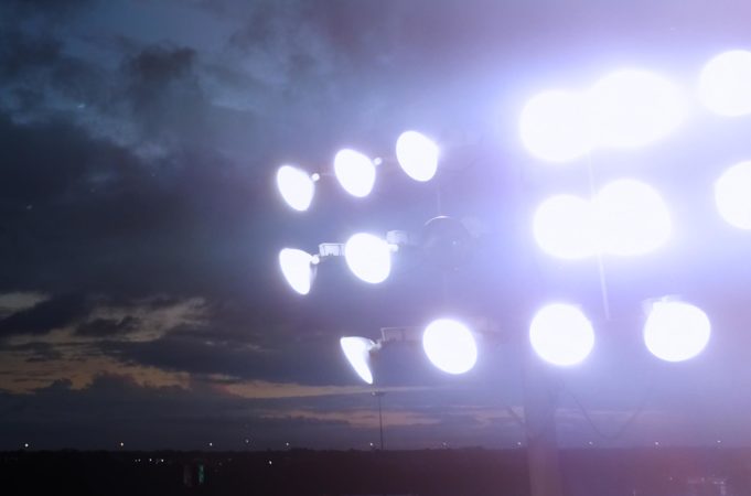 lights, football, stadium, friday night lights