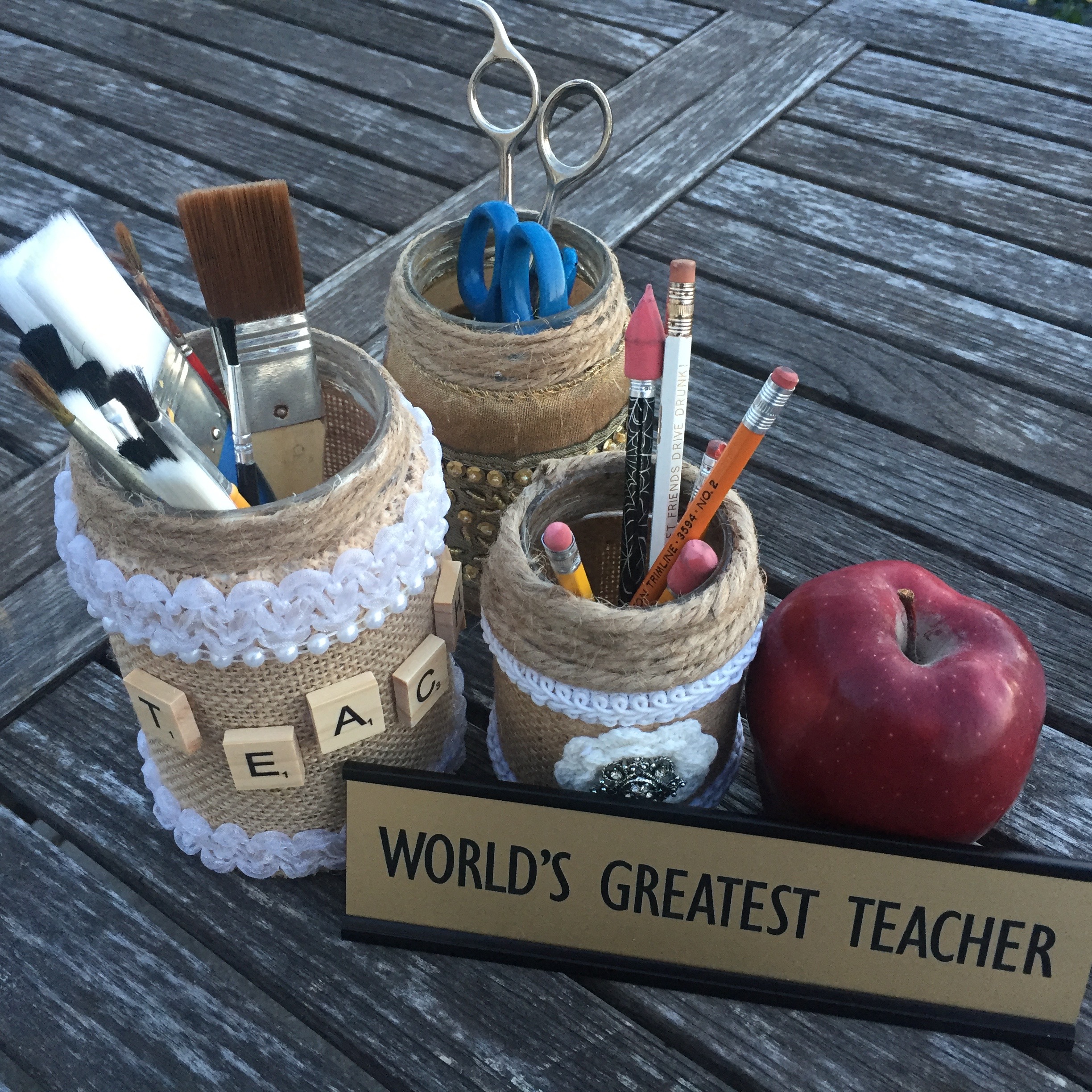 UpCrafted Pickle Jar for teacher gift