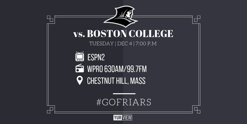 Friars take on Boston College and UMass during "Mass Week"