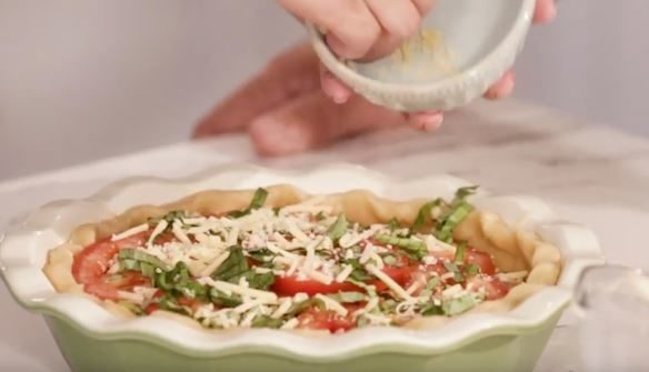 Cooking Tomato and Ham Pie in an “Ideal” Kitchen tomato and ham pie