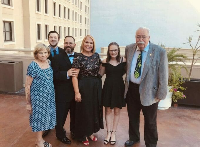 Daniels Family at Salute to Teachers