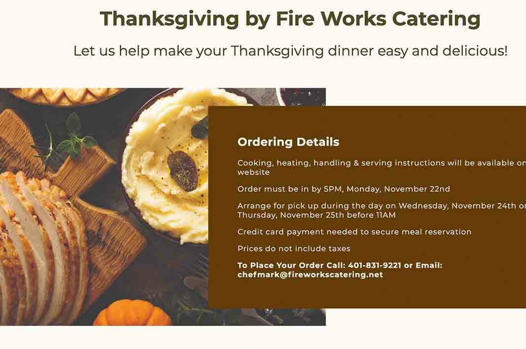 Fireworks catering
