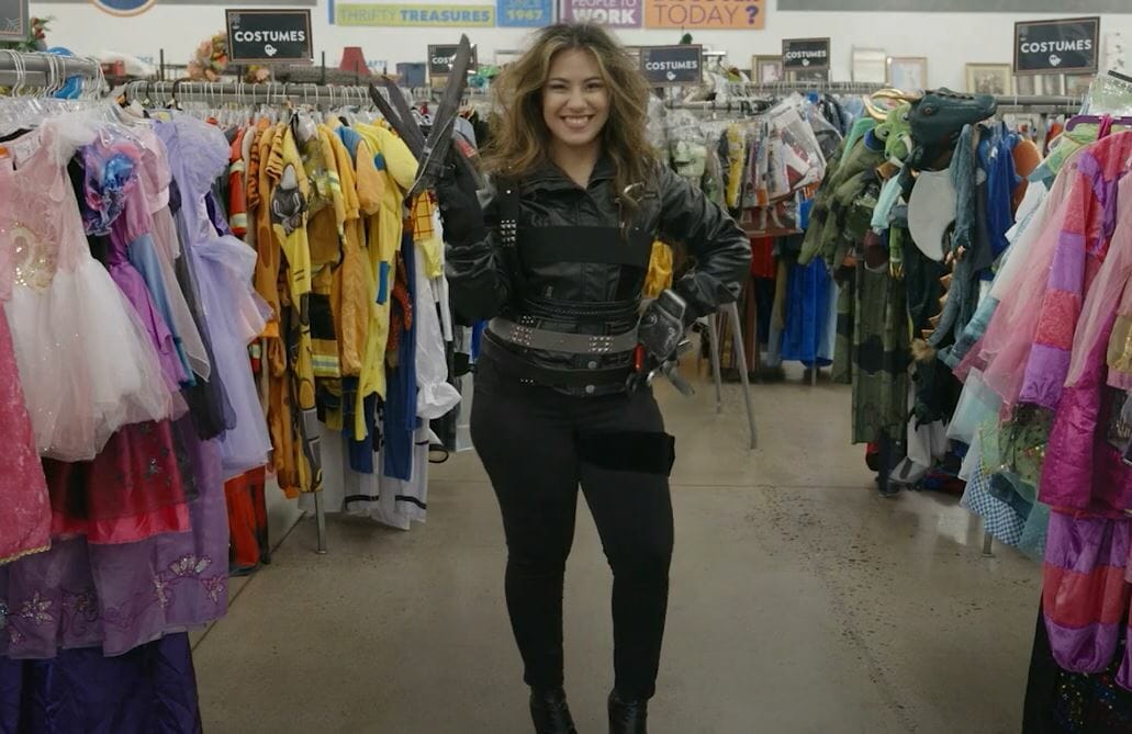 Dede Cortez, DIY Halloween costumes at Goodwill