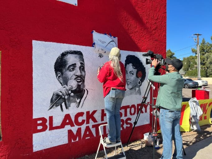 Shining Light Foundation Black History Month Mural Project