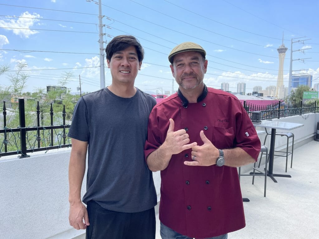 Jeff Hwang owner & Chris Mahon Chef Tavera Costera