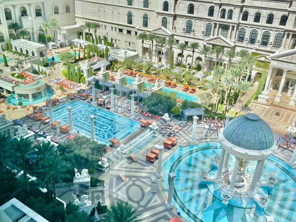The Pools At Caesars Palace In 2023