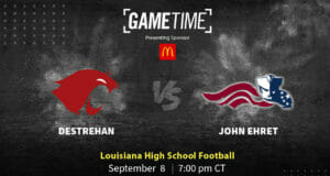 Destrehan Wildcats vs John Ehret Patriots High School Football