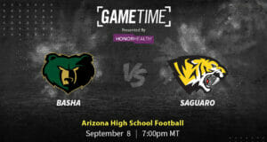 Basha Bears vs Saguaro Sabercats High School Football