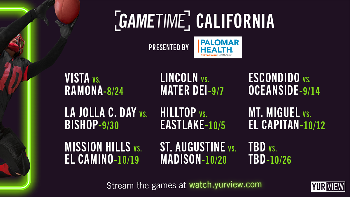 California High School Football Schedule GameTime 2023