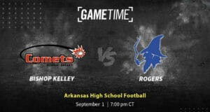 Bishop Kelly Comets vs. Rogers Mountaineers High School Football