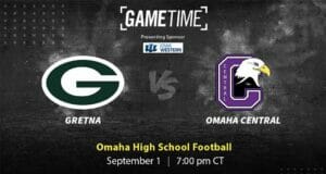 Gretna Dragons vs. Omaha Central Eagles High School Football