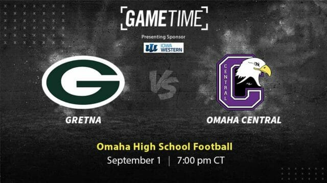 Gretna Dragons vs. Omaha Central Eagles High School Football