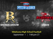 Broken Arrow Tigers vs. Union Bears High School Football