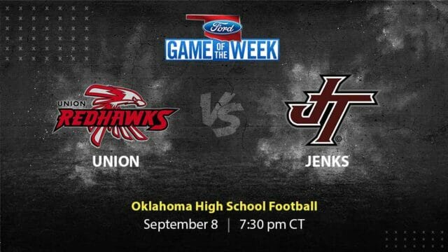 Union Redhawks vs Jenks Trojans High School Football