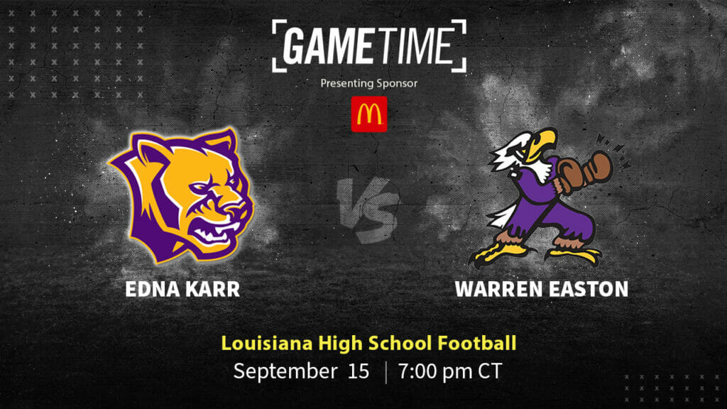 High School Football Edna Karr Cougars vs. Warren Easton Fighting Eagles