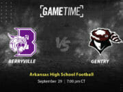 Berryville Bobcats vs Gentry Pioneers High School Football