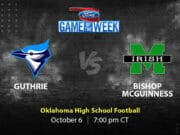 Guthrie Bluejays vs Bishop McGuinness Fighting Irish Free Stream Louisiana high School Football