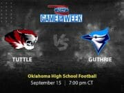 Tuttle Tigers vs Guthrie Bluejays High School Football