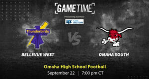 Bellevue West Thunderbirds vs Omaha South Packers Omaha high School Football