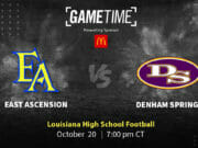 East Ascension Spartans vs Denham Springs Yellowjackets Free Stream Louisiana high School Football