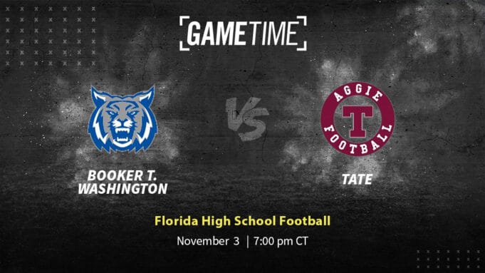 Booker T. Washington Tornadoes vs Tate Aggies Free Stream Florida High School Football