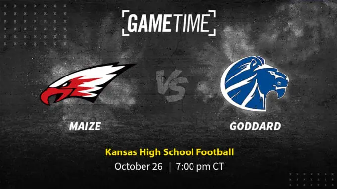 GameTime High School Football: Maize Eagles vs Goddard Lions – 10/26 Kansas 1st Round Playoffs Free Stream Kansas High School Football