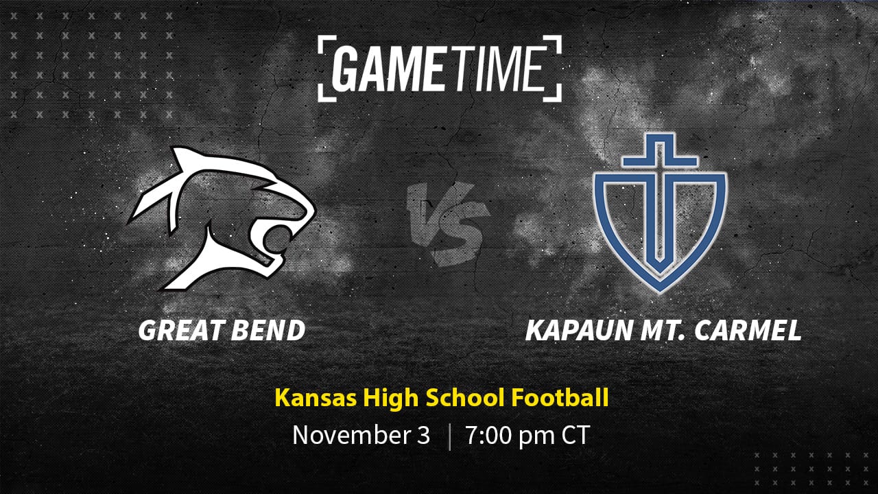 Great Bend Panthers vs Kapaun Mt. Carmel Crusaders Free Stream Kansas Regional Playoffs High School Football