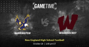 Barrington Eagles vs Woonsocket Villa Novans Free Stream New England High School Football