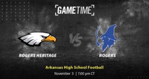 Rogers Heritage War Eagles vs Rogers Mountaineers Free Stream Arkansas High School Football