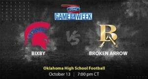Bixby Spartans vs Broken Arrow Tigers Tulsa high School Football Free Stream