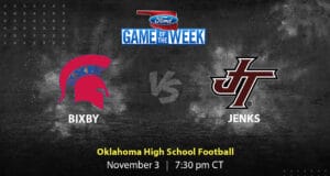 Bixby Spartans vs Jenks Free Stream Trojans Tulsa High School Football
