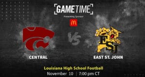 Central Wildcats vs East Saint John Wildcats Louisiana High School Football Free stream